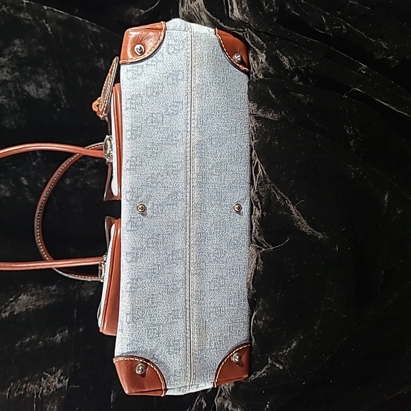 FINAL DISCOUNT Denim and Leather Handbag - Picture 11 of 11